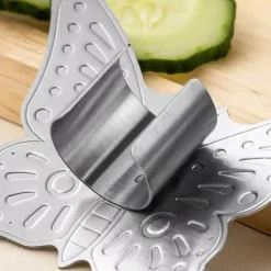 Butterfly-Messerschild – verstellbarer Fingerschutz aus Edelstahl