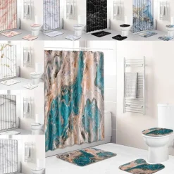 Calcutta Oro Duschvorhang-Set – Elegantes Badezimmerdekor