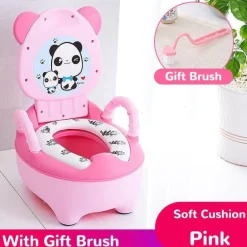 Cartoon Baby Potty Training Seat - Comfy Kids Bathroom Accessory