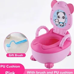 Cartoon Baby Potty Training Seat - Comfy Kids Bathroom Accessory