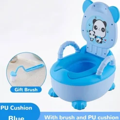 Cartoon Baby Potty Training Seat - Comfy Kids Bathroom Accessory