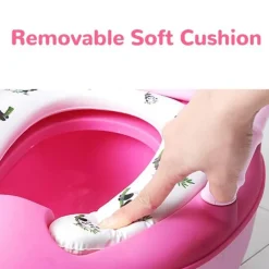 Cartoon Baby Potty Training Seat - Comfy Kids Bathroom Accessory
