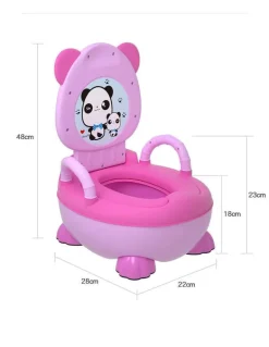 Cartoon Baby Potty Training Seat - Comfy Kids Bathroom Accessory