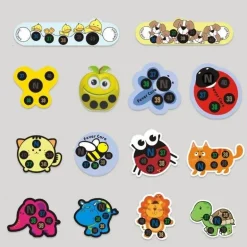 Cartoon Baby Thermometer Aufkleber - Niedlicher Gesundheitstracker