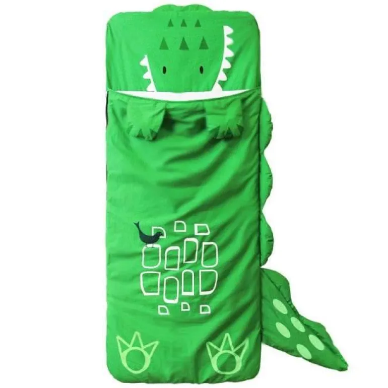 Cartoon Dinosaurier Kind Schlafsack