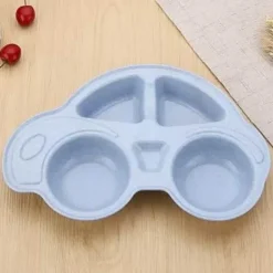 Cartoon-Auto-Babyschalen - Kinder-Essteller-Geschirr