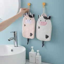 Cartoon-Handtuch – weiches, schnelltrocknendes, besticktes Handtuch