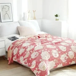 Cartoon-Katzen-Steppdecke – Sommerdecke aus 100 % Baumwolle