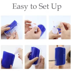 Cat Corner Selbstpflegebürste mit Katzenminze für glückliche, entspannte Katzen