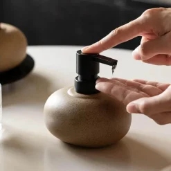 Ceramic Soap Dispenser - Stylish Kitchen Bathroom Accessory