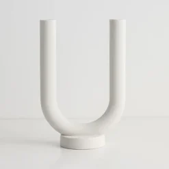 Ceranova Abstract Ceramic Candle Holder – Modern Minimalist Accent