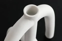 Ceranova Abstract Ceramic Candle Holder – Modern Minimalist Accent