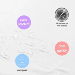 Ceres Shower Curtain - Elegant Bathroom Decor