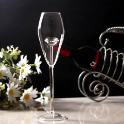Champagnerflöten-Set – Elegante Weingläser aus Diamantglas