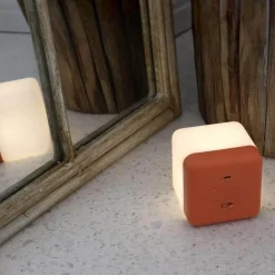 Chargeable Square Night Lamp - Elegant LED Table Lamp
