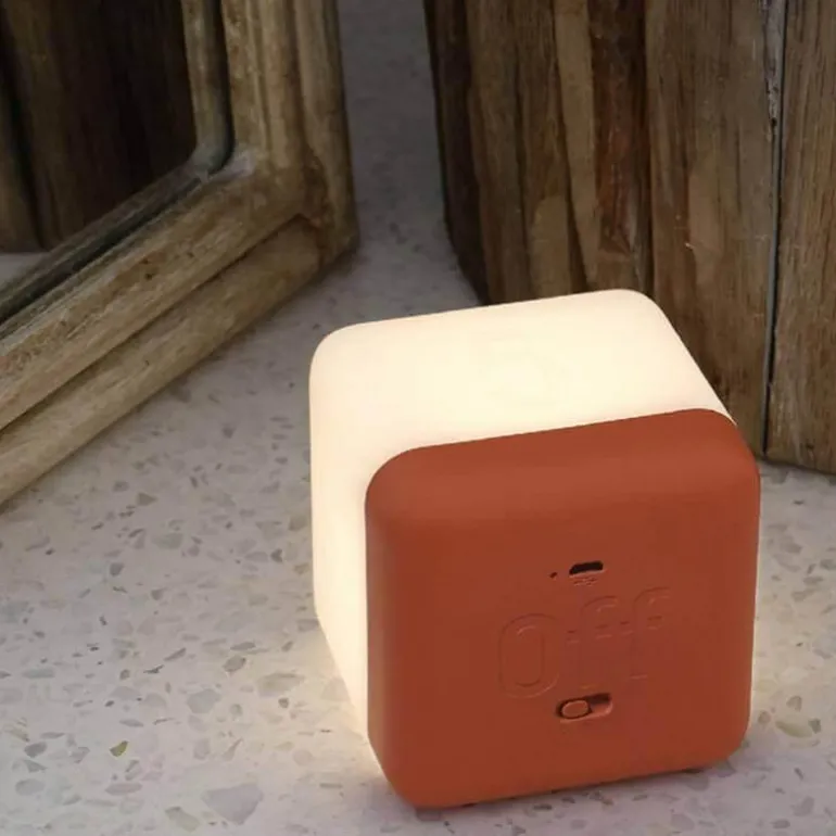 Chargeable Square Night Lamp - Elegant LED Table Lamp