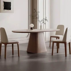 Charles Travertin Esstisch - Eleganter Natursteintisch