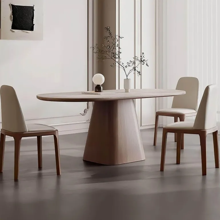 Charles Travertin Esstisch - Eleganter Natursteintisch