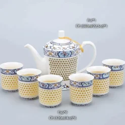 Chinesische blau-weiße Teekanne – 660 ml, Kung-Fu-Teegeschirr