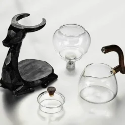 Chinesische Drachenteekanne aus Keramik – Magnetisches Teeservice