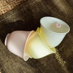 Chinesisches Teetassen-Set aus Porzellan – elegante Espressotassen aus Keramik