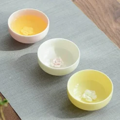 Chinesisches Teetassen-Set aus Porzellan – elegante Espressotassen aus Keramik