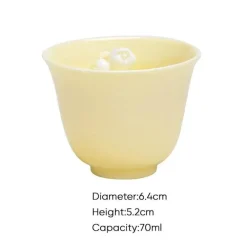 Chinesisches Teetassen-Set aus Porzellan – elegante Espressotassen aus Keramik