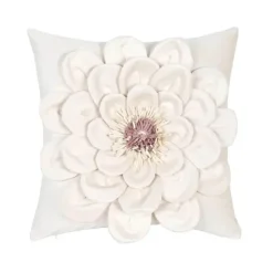 Chrysanthemum Patchwork Kissenbezug – Elegantes Blumendesign