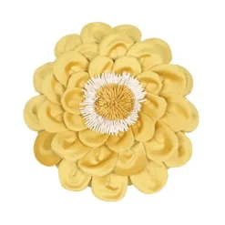 Chrysanthemum Patchwork Kissenbezug – Elegantes Blumendesign