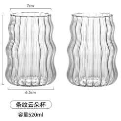 Chubby Doodle Glasbecher – 4er-Set für heiße und kalte Getränke