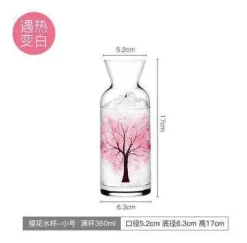 Clementine Glass Water Bottle - Stylish Reusable Drink Container