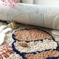 Coastal Bath Mat - Seabreeze Design Bathroom Decor