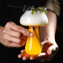Cocktailglas im Pilz-Design – 380 ml Weinbecher für Partys und Bars