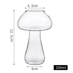 Cocktailglas im Pilz-Design – 380 ml Weinbecher für Partys und Bars