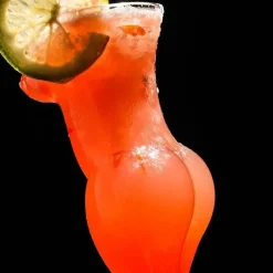 Cocktailglas-Set – körperförmiges Stielglas für Partys und Nachtclubs