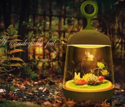 Colorful LED Micro-Landscape Plant Light - USB Charging Novelty Decor