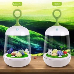 Colorful LED Micro-Landscape Plant Light - USB Charging Novelty Decor