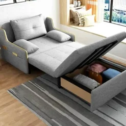 Convertible Lounge Bed - Elegant Living Room Furniture