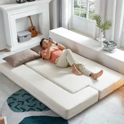 Convertible Sofa Bed - Modular Three-Seater Sectional