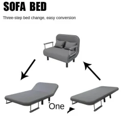 Convertible Sofa Bed - Space-Saving Easy-Fold Design