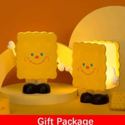 Cookie Silikon Nachtlampe - Süßes LED Kinder Nachtlicht