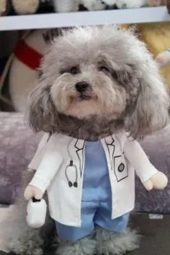 Cop-Hundekostüm – Entzückendes Polizisten-Outfit für Haustiere