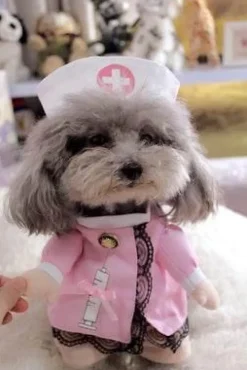 Cop-Hundekostüm – Entzückendes Polizisten-Outfit für Haustiere