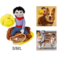 Cowboy-Hundekostüm – Western-Pferde-Haustier-Outfit