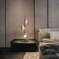 Crystal Cluster Table Lamp - Decorative Light Fixture