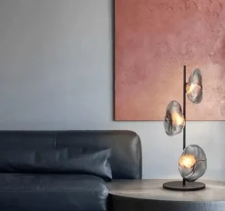 Crystal Cluster Table Lamp - Decorative Light Fixture