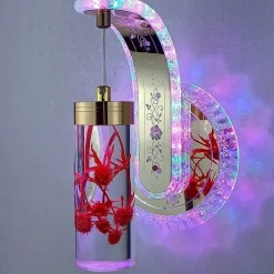 Crystal Flower Dimmbare Wandleuchte - Elegante Wohnraumbeleuchtung