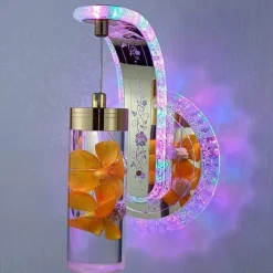 Crystal Flower Dimmbare Wandleuchte - Elegante Wohnraumbeleuchtung