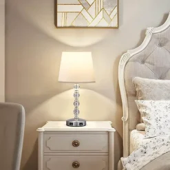 Crystal LED Table Lamp - Stylish Night Light