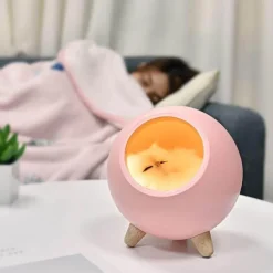 Cute Pet House LED Night Lamp - Adorable USB Night Light